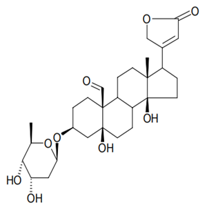 Strophanthidin digitoxoside, CAS No. 630-64-8, YCP2555