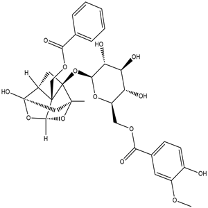 Mudanpioside J, CAS No. 262350-52-7, YCP2384