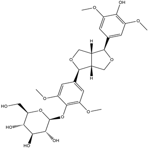 Acanthoside B，(+)-syringaresinol beta-D-glucoside，CAS No. 7374-79-0, YCP2431
