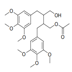 4-Acetoxy-2,3-bis(3,4,5-trimethoxybenzyl)-1-butanol, YCP2443