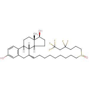 (7a,17b)-7-[9-[(4,4,5,5,5-Pentafluoropentyl)thio]nonyl]-estra-1,3,5(10)-triene-3,17-diol, CAS No. 153004-31-0, YSCP-166