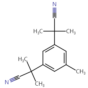 3,5-Bis(2-cyanoprop-2-yl)toluene, Anastrozole EP Impurity H, CAS No. 120511-72-0, YIMCP-050