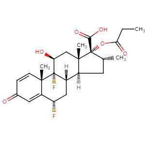 Fluticasone propionate-17beta-carboxylic acid, Fluticasone propionate EP Impurity A, CAS No. 65429-42-7, YIMCP-052