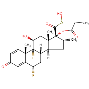 Fluticasone 17β-Carbonylsulfenic Acid 17-Propionate, Fluticasone propionate EP Impurity B, CAS No. 948566-12-9, YIMCP-053