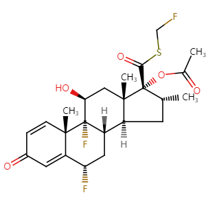 Fluticasone acetate, Fluticasone propionate EP Impurity C, CAS No. 80474-24-4, YIMCP-054