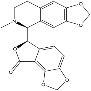 Bicuculline, CAS No. 485-49-4, YCP0205