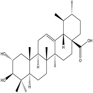 Corosolic acid, CAS No. 4547-24-4, YCP0291