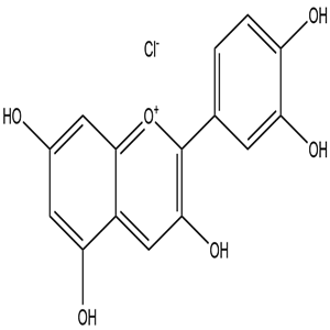 Cyanidin chloride, CAS No. 528-58-5, YCP0317