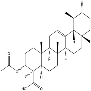 3-Acetyl-β-boswellic acid, CAS No. 5968-70-7, YCP1924