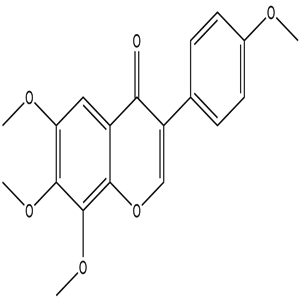 6,7,8-trimethoxy-3-(4-methoxyphenyl)-1-benzopyran-4-one, CAS No. 53948-03-1, YCP2678