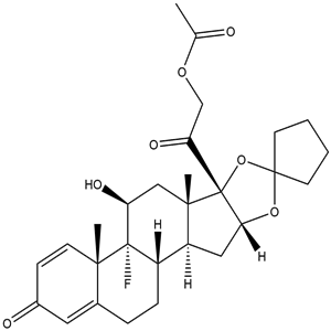 Amcinonide, CAS No. 51022-69-6, YCP2727