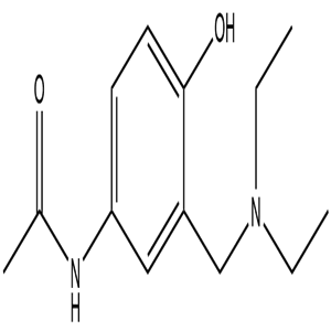 N-[3-(Diethylaminomethyl)-4-Hydroxyphenyl]Acetamide, CAS No. 121-78-8, YCP2711