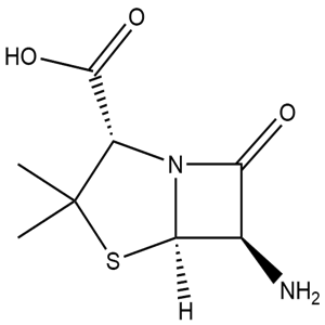 6-Aminopenicillanic acid(6-APA), CAS No. 551-16-6, YCP2714