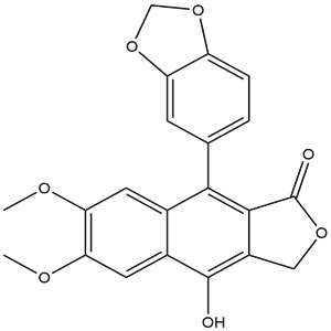 Diphyllin, CAS No. 22055-22-7, YCP2570