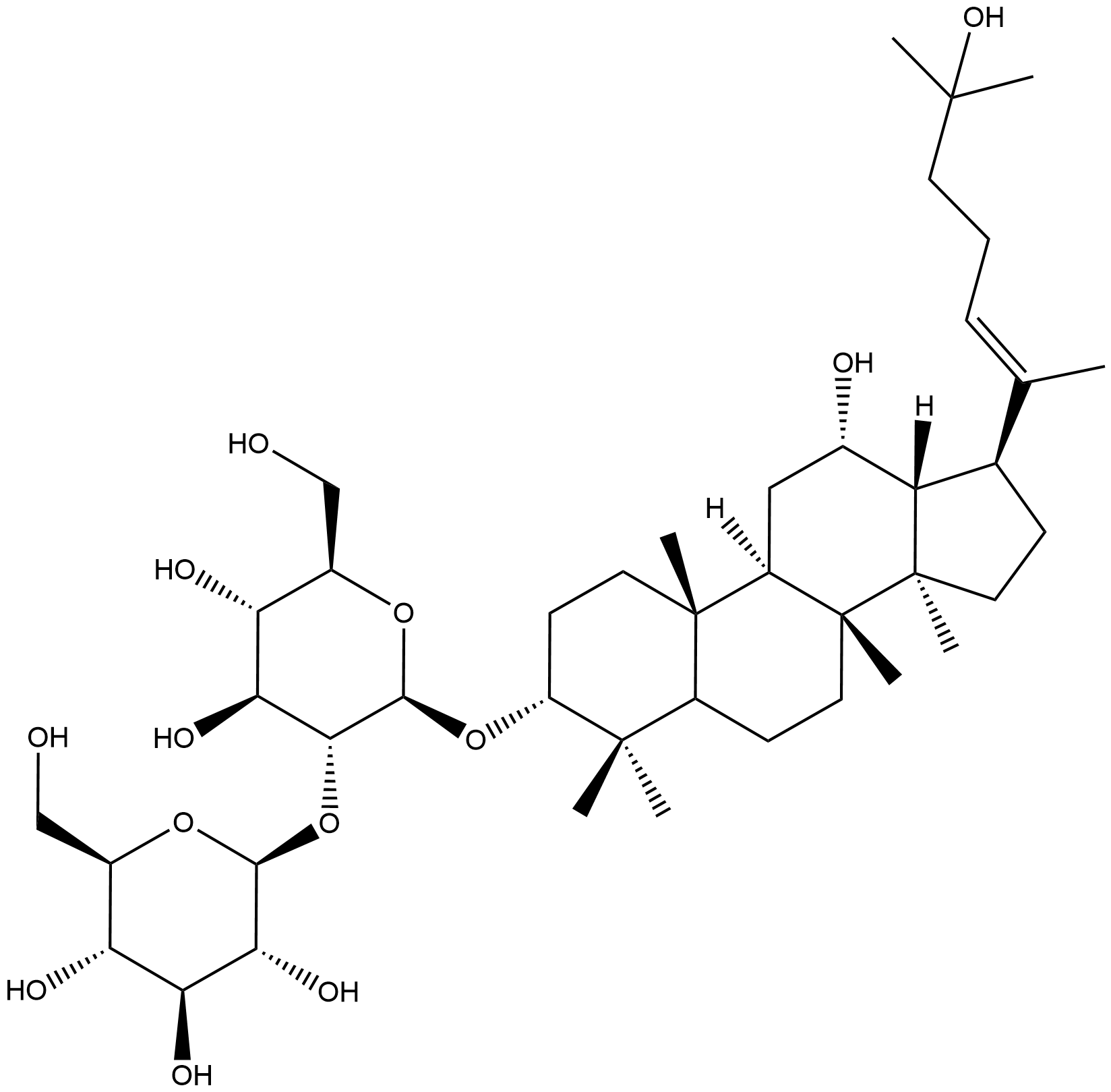 Pseudoginsenoside Rg3(E), CAS No. 1012886-99-5, YCP2339