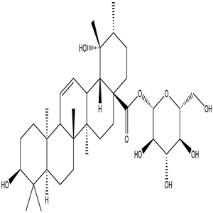 Pomolic acid β-D-glucopyranosyl ester, CAS No. 83725-24-0, YCP2296