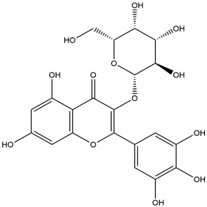 Myricetin 3-O-galactoside, CAS No. 15648-86-9, YCP2006