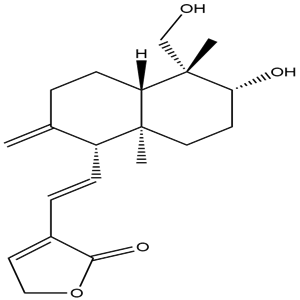 14-Deoxy-11,12- didehydroandrographolide, CAS No. 42895-58-9, YCP2001