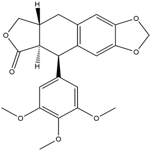 Deoxypodophyllotoxin, CAS No. 19186-35-7, YCP1998