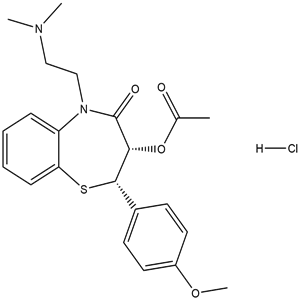 Dilthiazem hydrochloride, CAS No. 33286-22-5, YCP2747