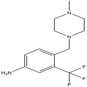 4-(4-Methylpiperazin-1-ylmethyl)-3-trifluoromethylaniline, CAS No. 694499-26-8, YCP2755