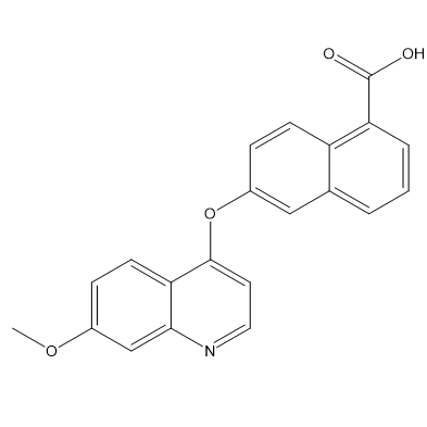 6-(7-methoxyquinolin-4-yloxy)-1-naphthoic acid, Intermediate for Chiauranib