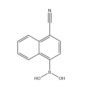 4-Cyano-1-naphthyl boronic acid, CAS No. 664364-43-6