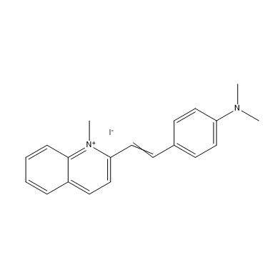 2-[4-(Dimethylamino)styryl]-1-methylquinolinium iodide, CAS No. 3915-61-5