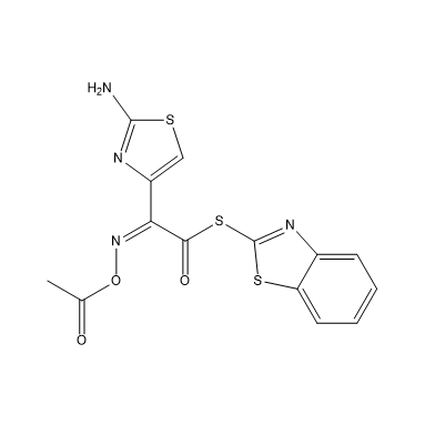 (Z)-S-benzo[d]thiazol-2-yl2-(acetoxyimino)-2-(2-aminothiazol-4-yl)ethanethioate (CAEM), CAS No. 104797-47-9